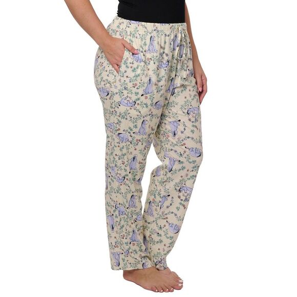 Women's Plus Disney Eeyore T-Shirt & Pajama Pants Size 2-Piece Set (4X Only) - Picture 7 of 8